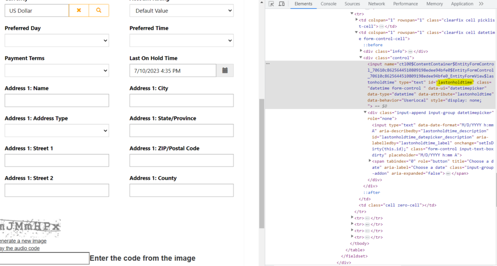 Set and Get Datetime Picker values